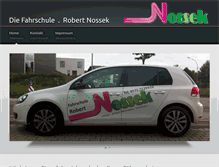 Tablet Screenshot of fahrschule-nossek.de
